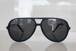 Aviator Shape Double-Bridge Sunglasses
