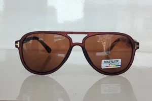 Matrix Sheet Brown Aviator