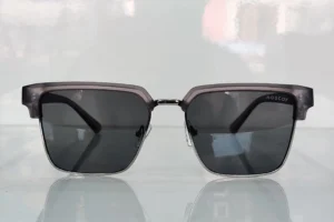 Silver Club Master Black Lenses Sunglasses