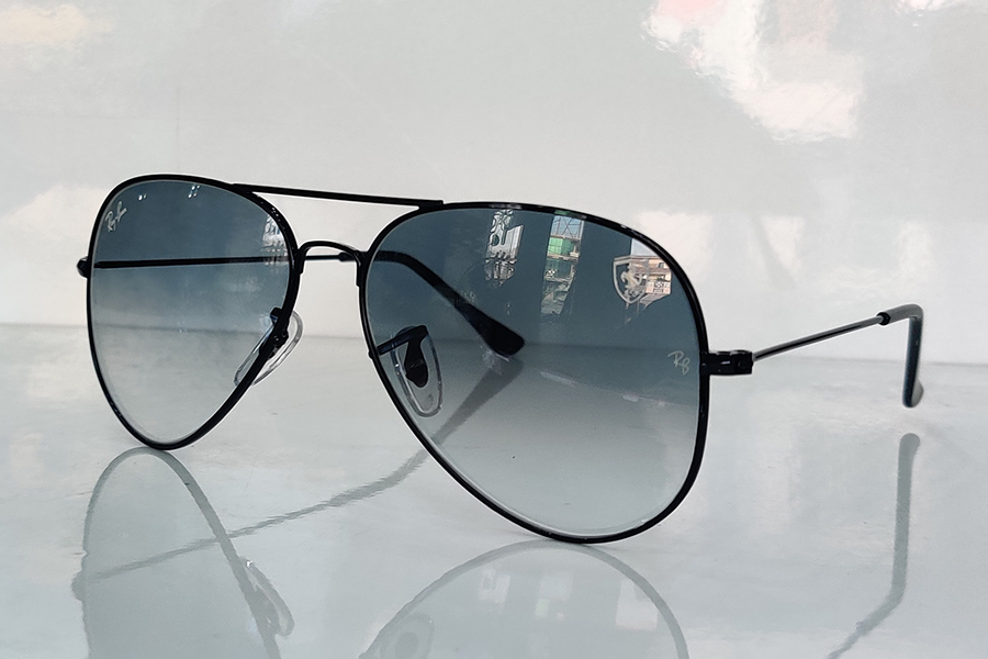 Black Frame blue mercury lenses