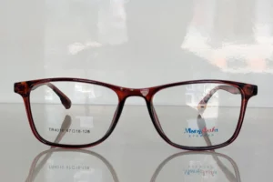 Brown rectangle kids Glasses