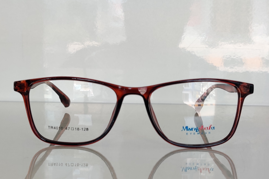 Brown rectangle kids Glasses