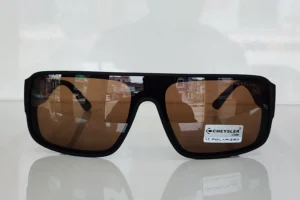 Curved brown sheet Sunglass