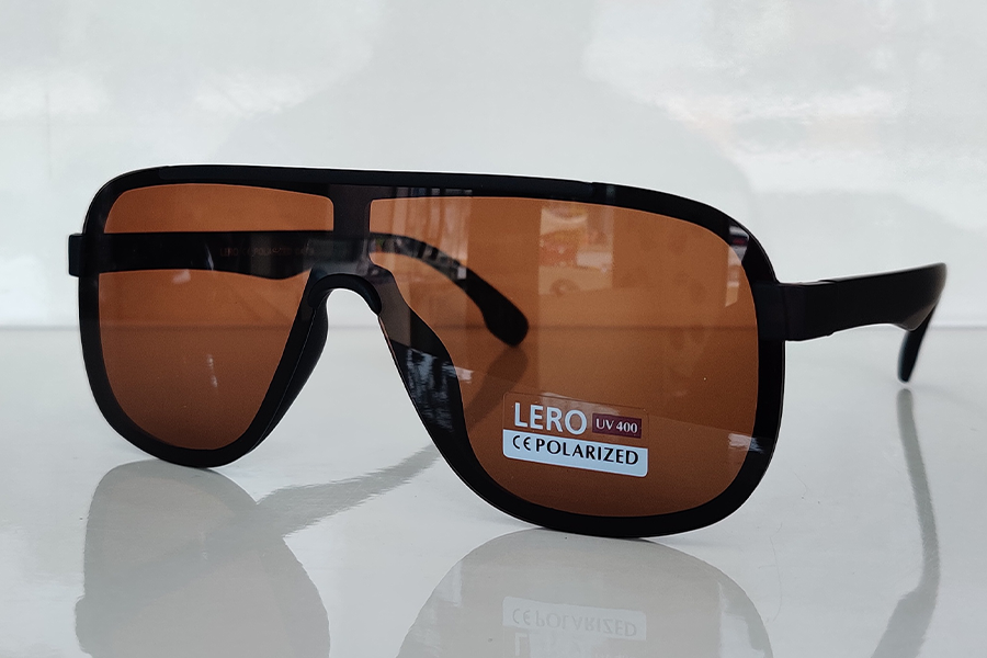 Matte Brown polarized men's sunglasses