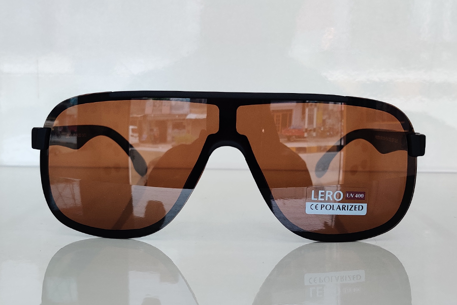 Matte Brown polarized men's sunglasses