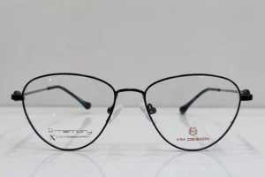 Black Titanium metal frame Cat shape