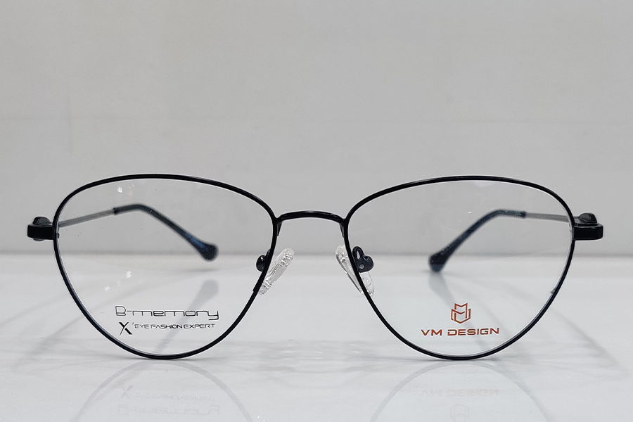 Black Titanium metal frame Cat shape